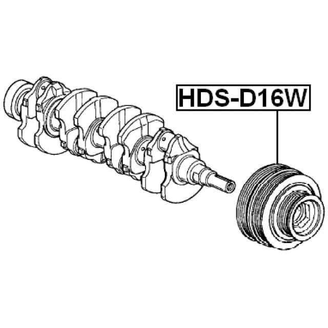 FEBEST HDS-D16W