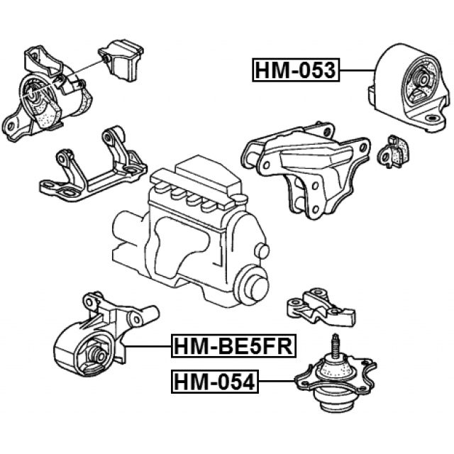 FEBEST HM-BE5FR