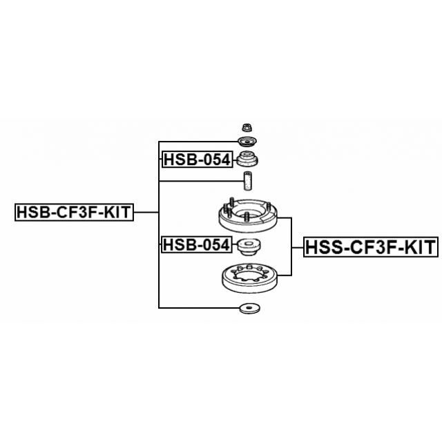 FEBEST HSB-CF3F-KIT