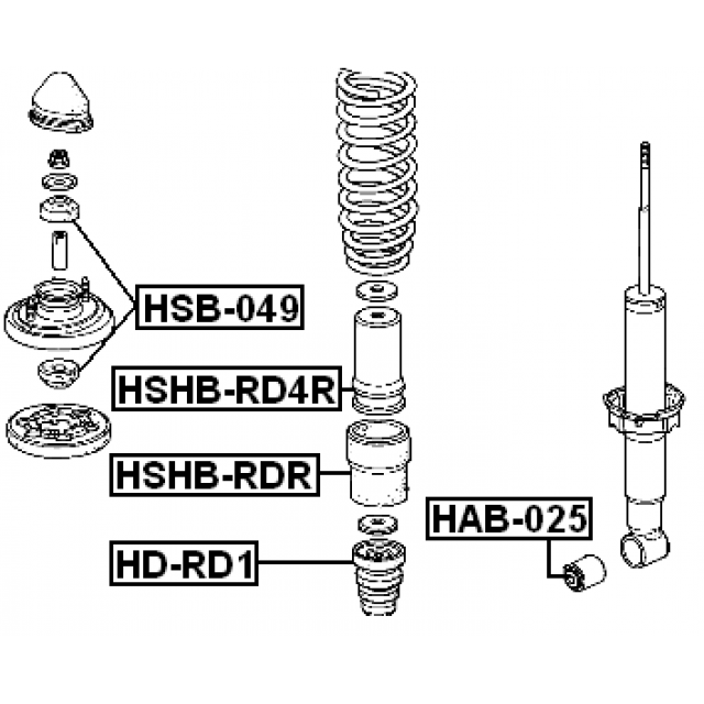 FEBEST HSHB-RDR