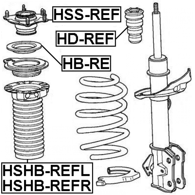 FEBEST HSHB-REFL