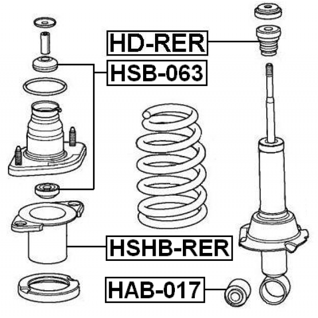 FEBEST HSHB-RER