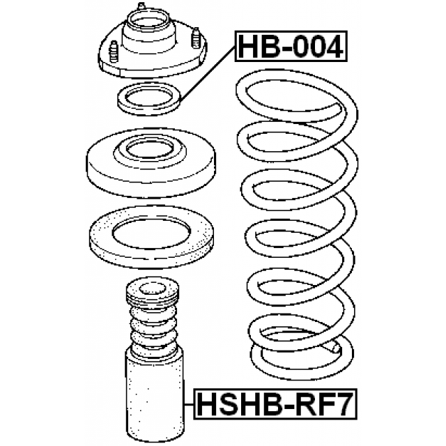 FEBEST HSHB-RF7