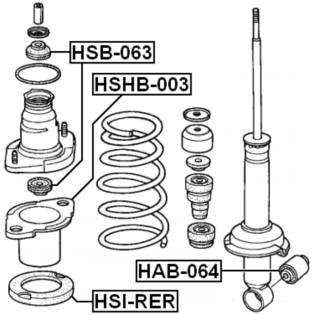 FEBEST HSI-RER