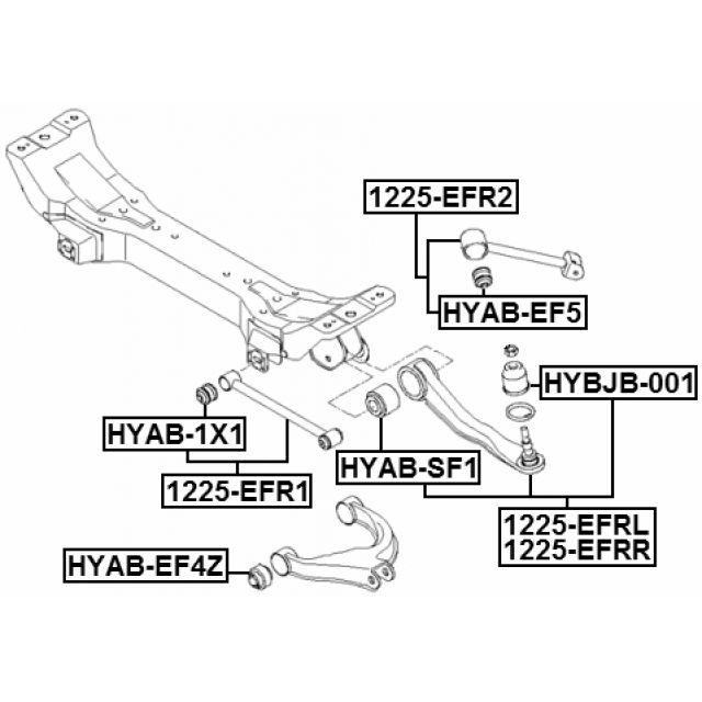 FEBEST HYAB-1X1