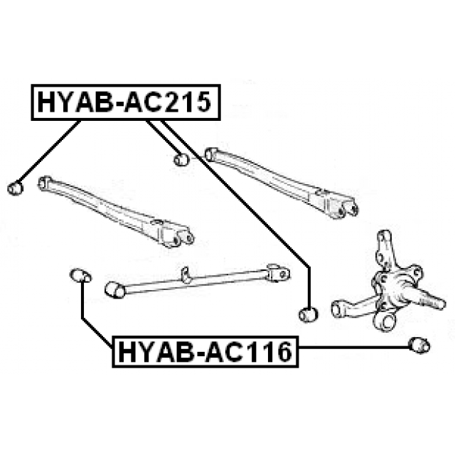 FEBEST HYAB-AC116