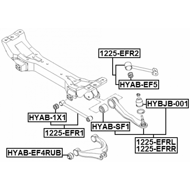 FEBEST HYAB-EF4RUB