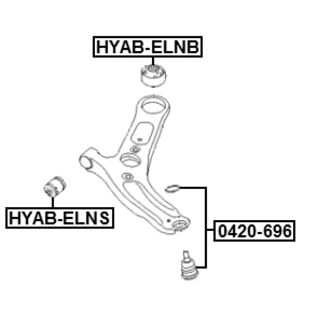 FEBEST HYAB-ELNB