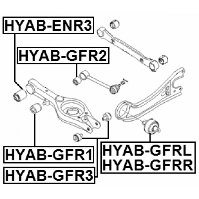 FEBEST HYAB-GFRR
