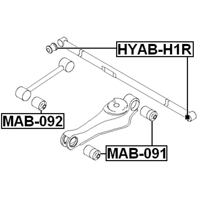 FEBEST HYAB-H1R