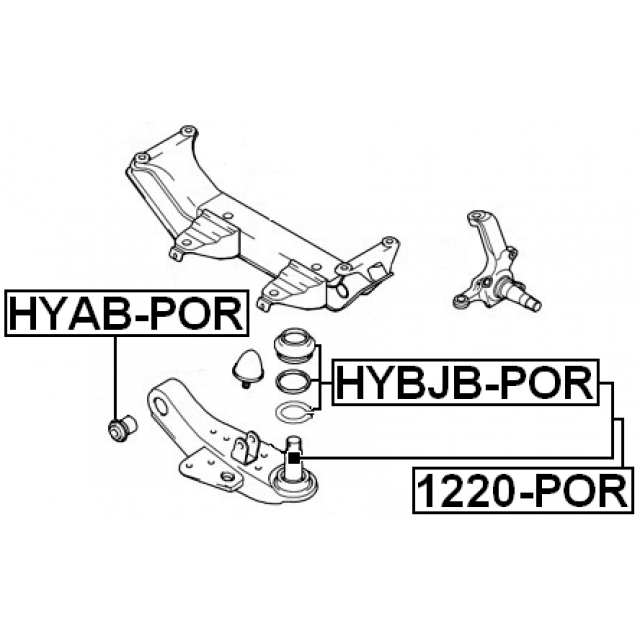 FEBEST HYAB-POR