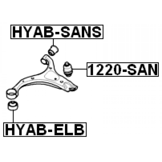 FEBEST HYAB-SANS