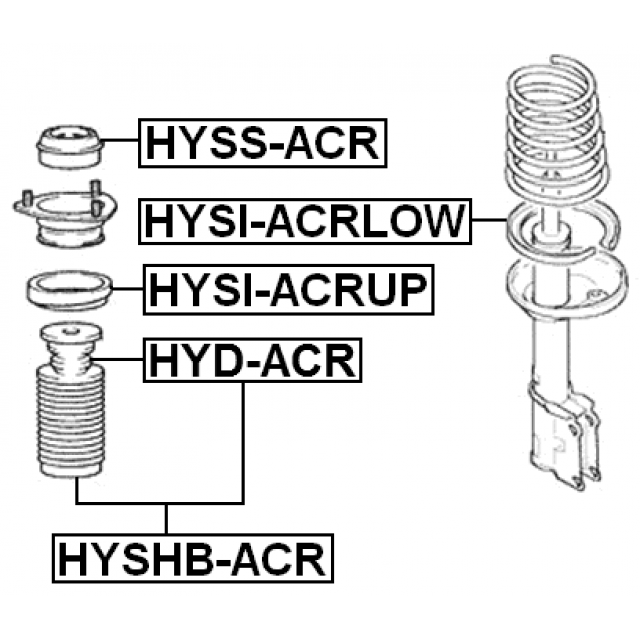 FEBEST HYD-ACR