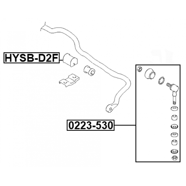 FEBEST HYSB-D2F