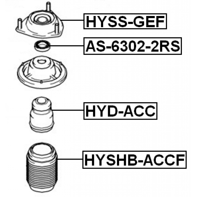 FEBEST HYSHB-ACCF