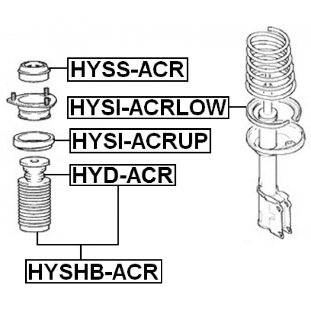 FEBEST HYSHB-ACR