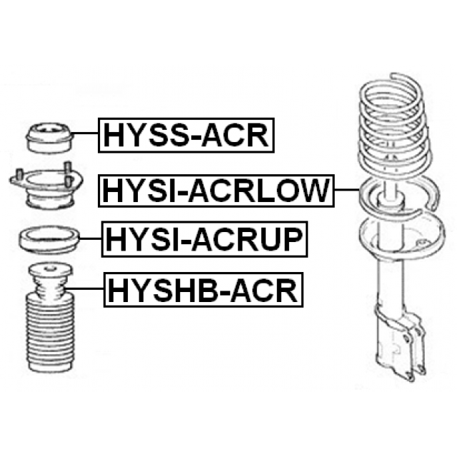 FEBEST HYSI-ACRUP