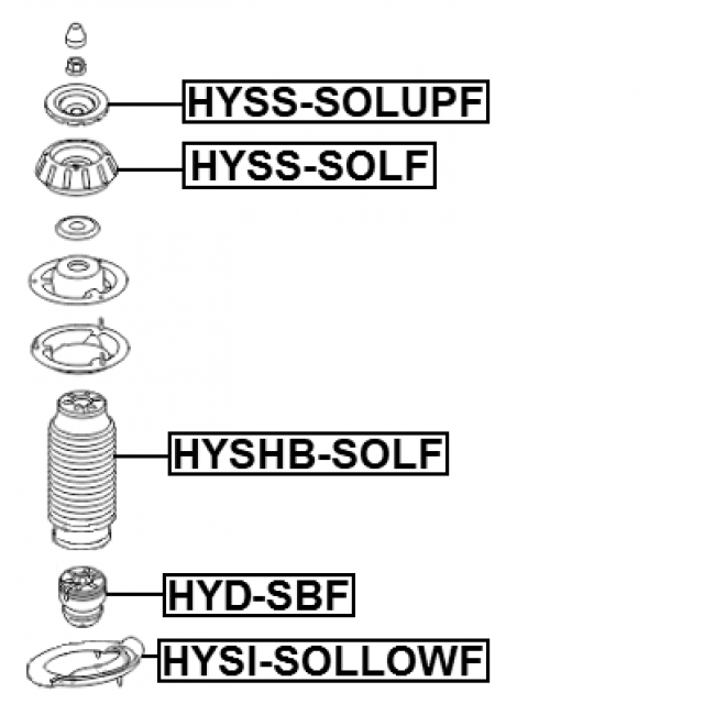 FEBEST HYSI-SOLLOWF
