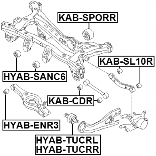 FEBEST KAB-SL10R