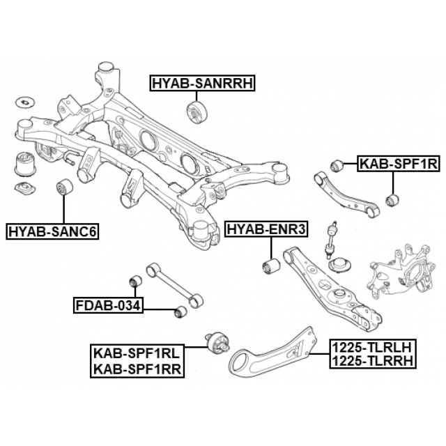 FEBEST KAB-SPF1R