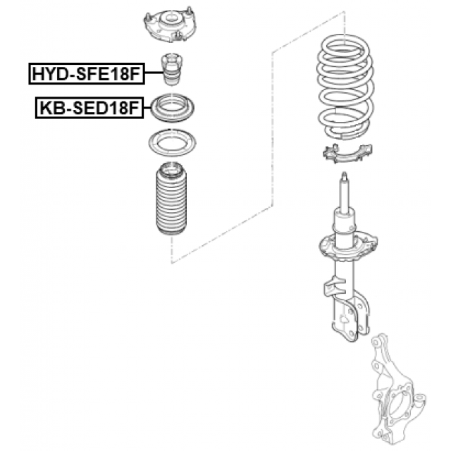 FEBEST KB-SED18F