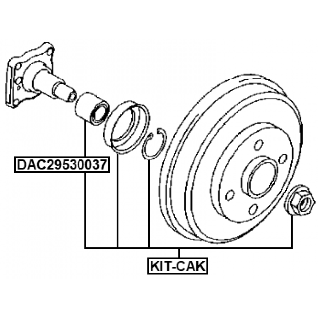 FEBEST KIT-CAK
