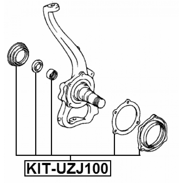 FEBEST KIT-UZJ100