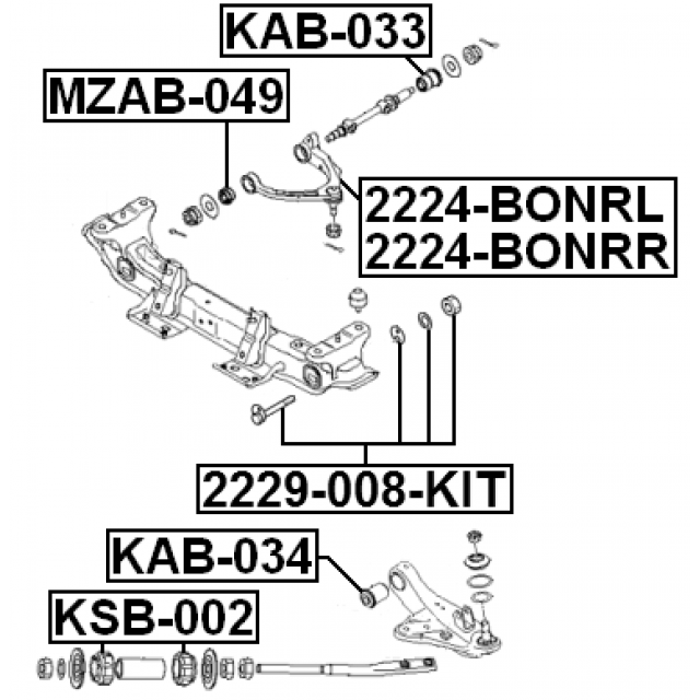 FEBEST KSB-002