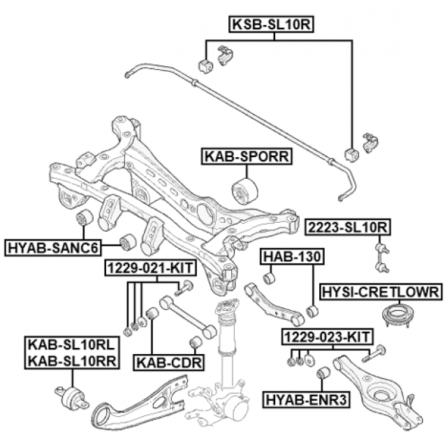 FEBEST KSB-SL10R