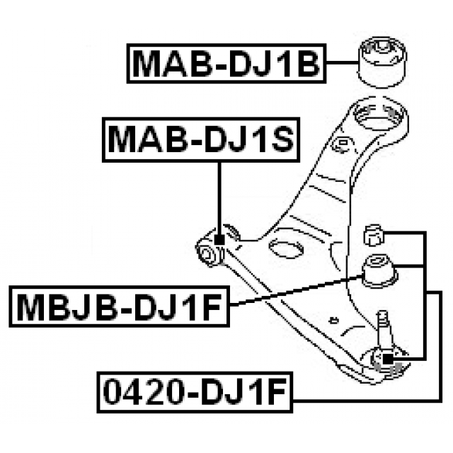 FEBEST MAB-DJ1B