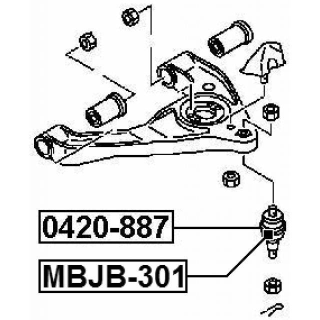 FEBEST MBJB-301