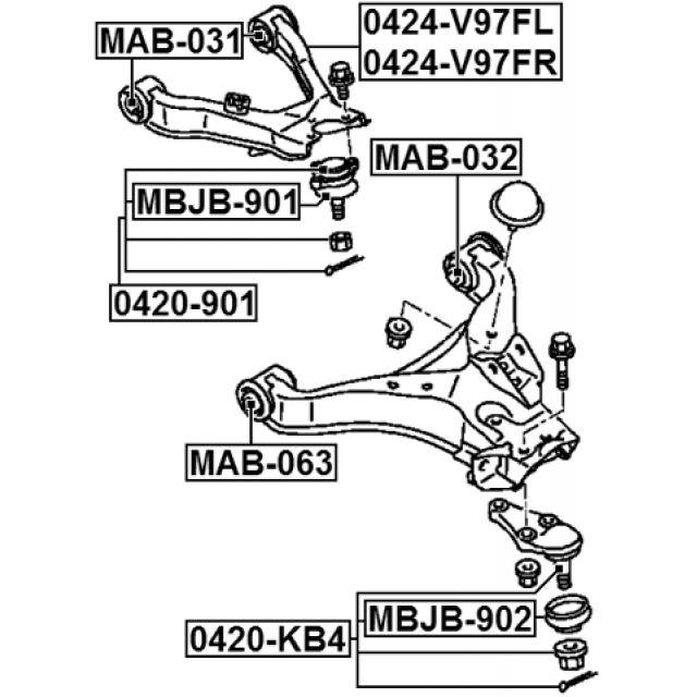 FEBEST MBJB-901