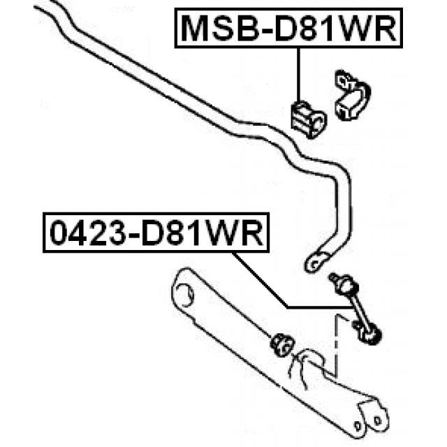 FEBEST MSB-D81WR