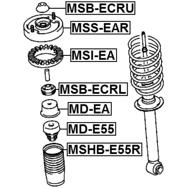 FEBEST MSB-ECRU