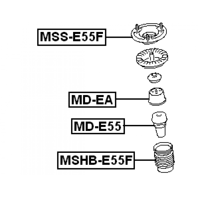 FEBEST MSHB-E55F