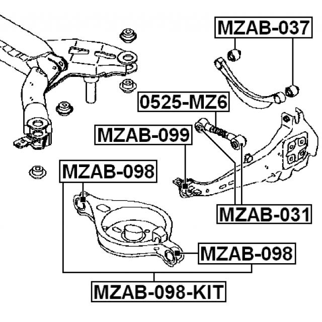 FEBEST MZAB-098-KIT