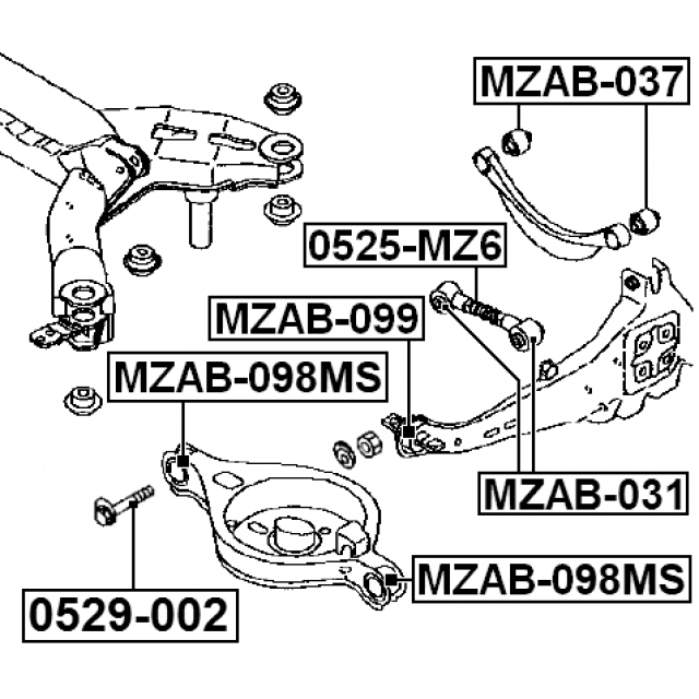 FEBEST MZAB-098MS