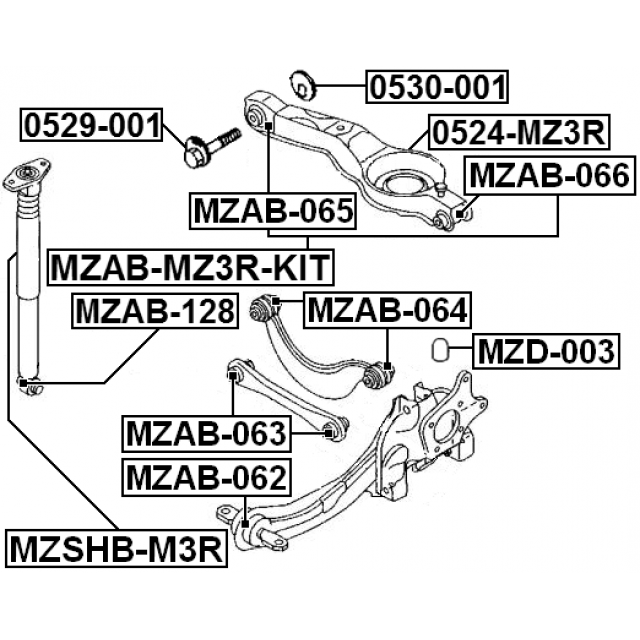 FEBEST MZAB-128