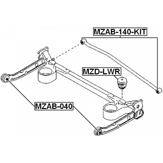 FEBEST MZAB-140-KIT