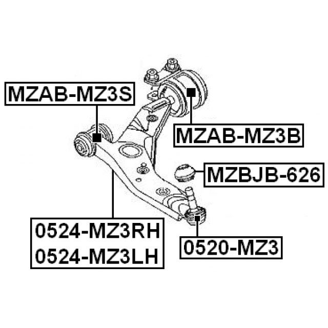 FEBEST MZAB-MZ3S