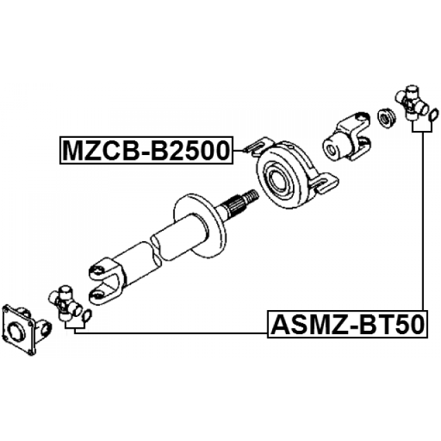 FEBEST MZCB-B2500