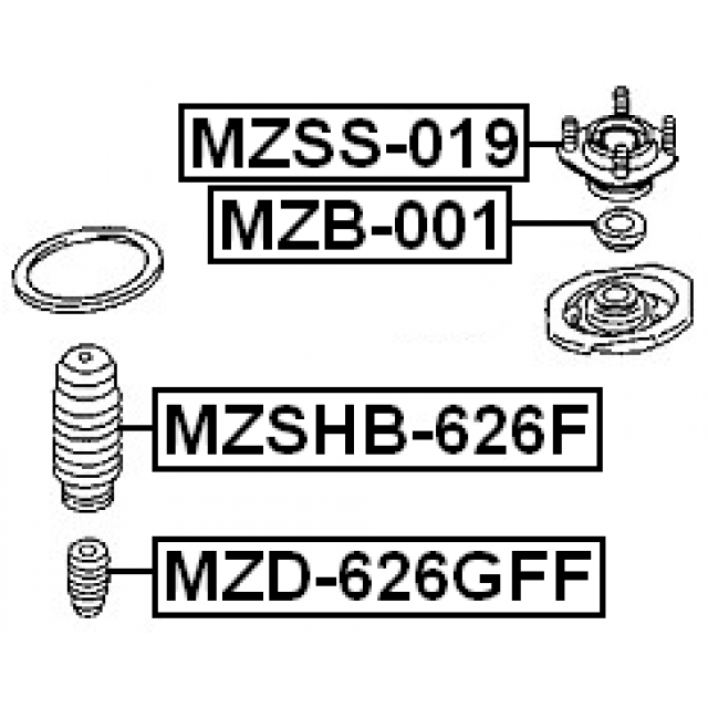 FEBEST MZD-626GFF