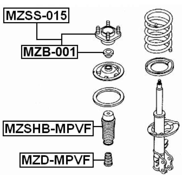 FEBEST MZD-MPVF