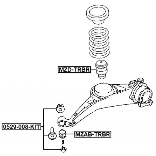 FEBEST MZD-TRBR