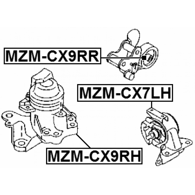 FEBEST MZM-CX9RR