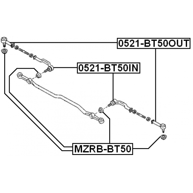 FEBEST MZRB-BT50