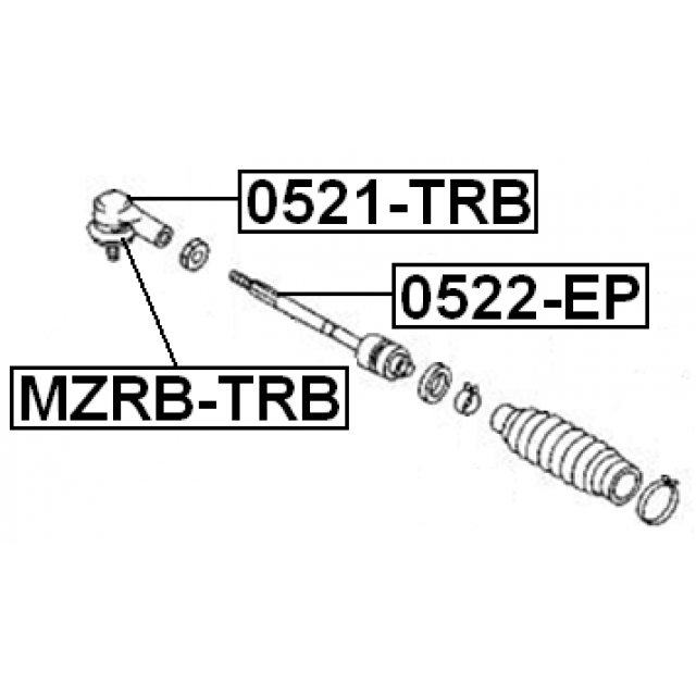 FEBEST MZRB-TRB
