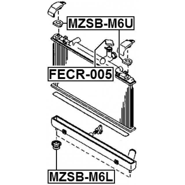 FEBEST MZSB-M6U