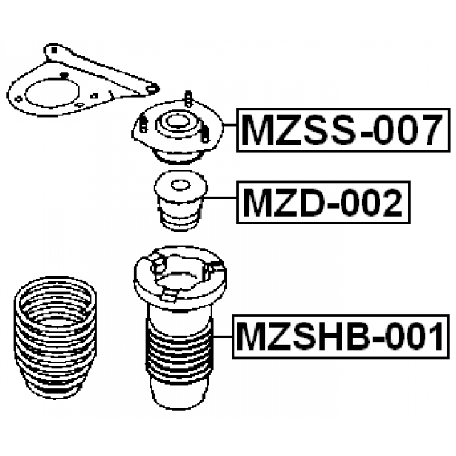 FEBEST MZSHB-001