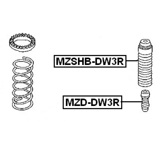 FEBEST MZSHB-DW3R
